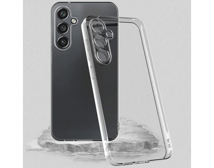 Чехол-силикон Epic Transparent 1,5mm Samsung S24 Plus, прозрачный 