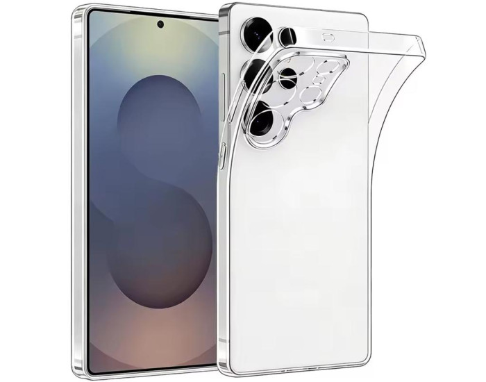 Чехол-силикон Epic Transparent 1,5mm Samsung S26 Ultra, прозрачный