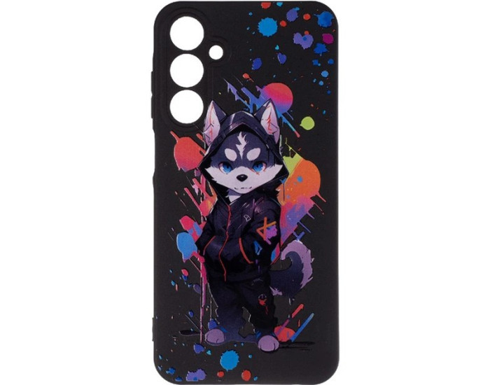 Чехол-силикон Gelius Print Case UV Samsung A256 A25, Street husky
