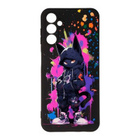 Чехол-силикон Gelius Print Case UV Samsung A145 A14, Gateway cat Pink