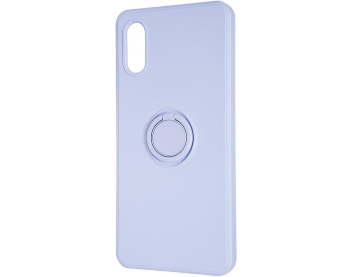 Чехол-силикон Gelius Ring Holder Case Samsung A022 A02, Lilac