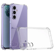 Чехол-силикон Getman Ease logo усиленные углы Full Camera Samsung S25 FE, прозрачный