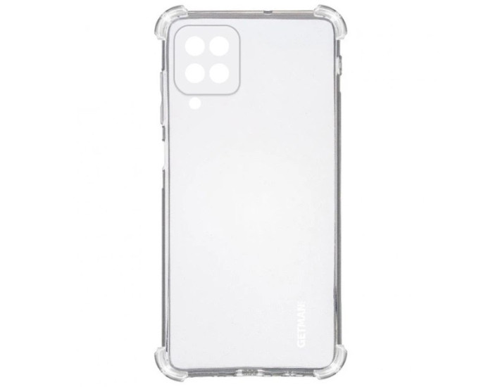 Чехол-силикон Getman Ease logo усиленные углы Samsung A22 4G, прозрачный