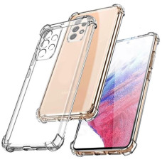 Чехол-силикон Getman Ease logo усиленные углы Samsung A13 4G, прозрачный