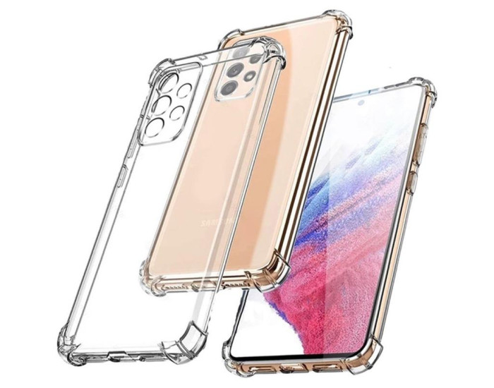 Чехол-силикон Getman Ease logo усиленные углы Samsung A13 4G, прозрачный