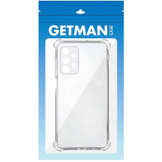 Чехол-силикон Getman Ease logo усиленные углы Samsung A13 4G, прозрачный