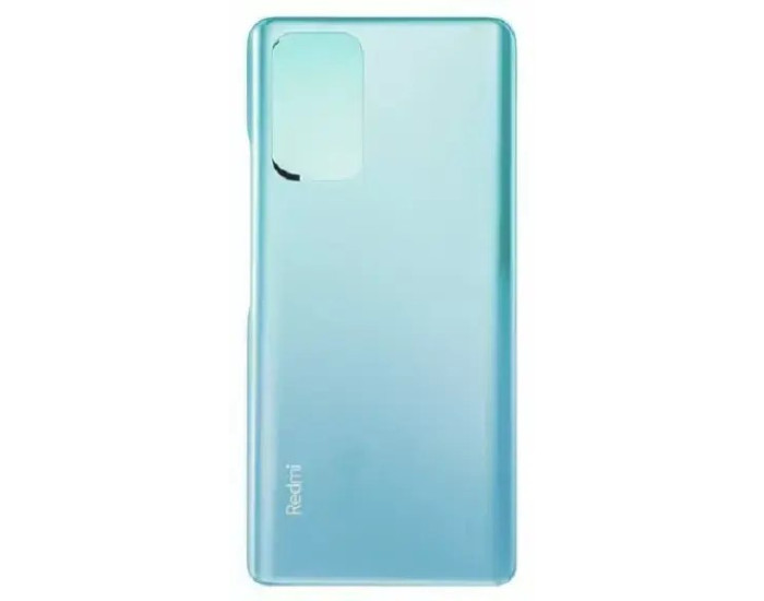 Задняя панель корпуса для Xiaomi Redmi Note 10 Pro 4G /Redmi Note 10 Pro Max, голубая глянцевая