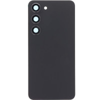 Задняя панель корпуса для Samsung S23 Plus 5G, черная со стеклом камеры, оригинал