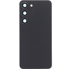 Задняя панель корпуса для Samsung S23 Plus 5G, черная со стеклом камеры, оригинал