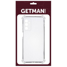 Чехол-силикон Getman Ease logo усиленные углы Samsung M54 5G, прозрачный
