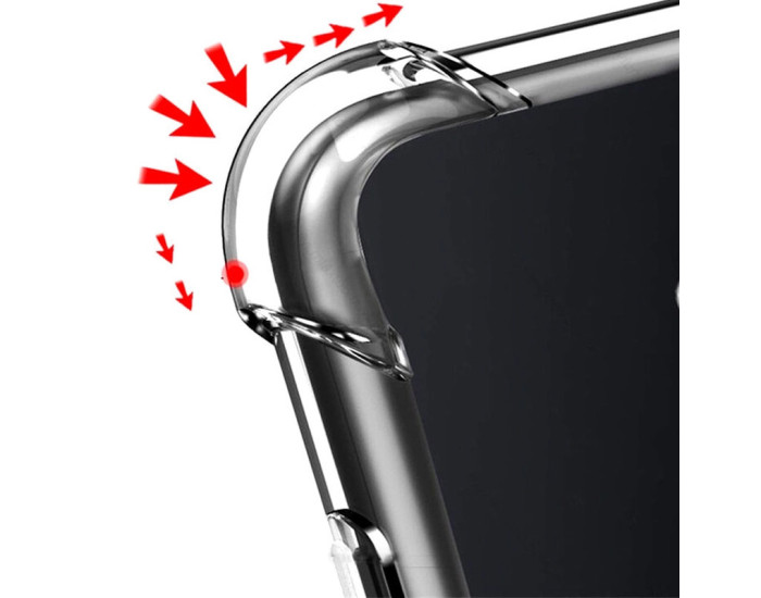 Чехол-силикон Getman Ease logo усиленные углы Samsung M54 5G, прозрачный