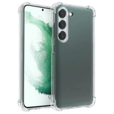 Чехол-силикон Getman Ease logo усиленные углы Samsung S23, прозрачный