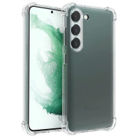 Чохол-силікон Getman Ease logo посилені кути Samsung S23 Plus, Прозорий