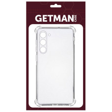 Чехол-силикон Getman Ease logo усиленные углы Samsung S23 Plus, прозрачный