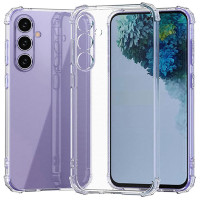 Чехол-силикон Getman Ease logo усиленные углы Samsung S24, прозрачный