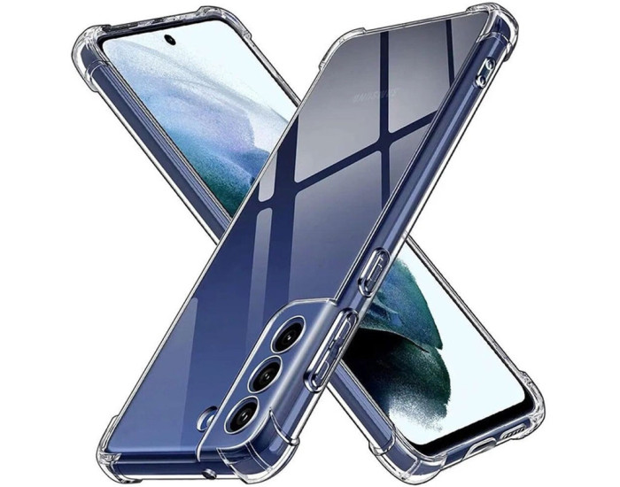 Чехол-силикон Getman Ease logo усиленные углы Samsung S901 Galaxy S22, прозрачный
