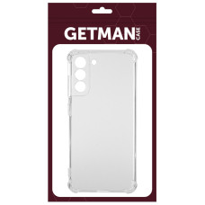 Чехол-силикон Getman Ease logo усиленные углы Samsung S901 Galaxy S22, прозрачный