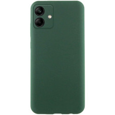 Чехол-силикон Getman Liquid Silk Full Camera Samsung A06 (Зеленый / Dark Green)