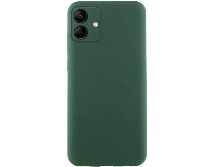 Чехол-силикон Getman Liquid Silk Full Camera Samsung A06 (Зеленый / Dark Green)