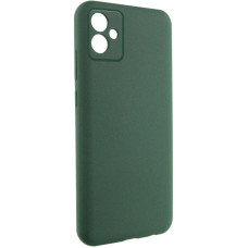 Чехол-силикон Getman Liquid Silk Full Camera Samsung A06 (Зеленый / Dark Green)