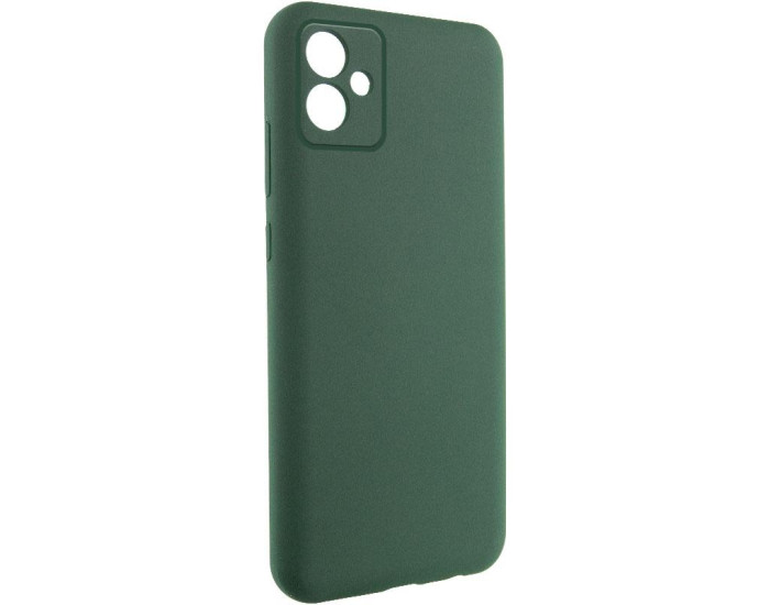 Чехол-силикон Getman Liquid Silk Full Camera Samsung A06 (Зеленый / Dark Green)