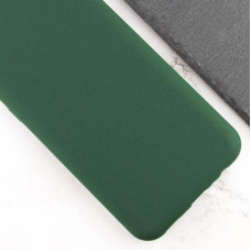 Чехол-силикон Getman Liquid Silk Full Camera Samsung A06 (Зеленый / Dark Green)