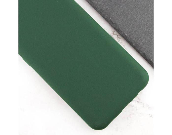Чехол-силикон Getman Liquid Silk Full Camera Samsung A06 (Зеленый / Dark Green)