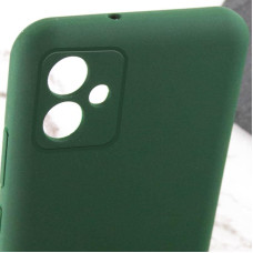 Чехол-силикон Getman Liquid Silk Full Camera Samsung A06 (Зеленый / Dark Green)