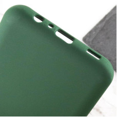 Чехол-силикон Getman Liquid Silk Full Camera Samsung A06 (Зеленый / Dark Green)