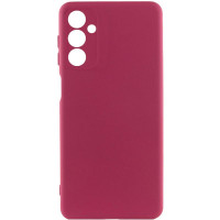 Чехол-силикон Getman Liquid Silk Full Camera Samsung A16 5G (Бордовый / Marsala)