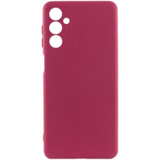 Чехол-силикон Getman Liquid Silk Full Camera Samsung A16 5G (Бордовый / Marsala)