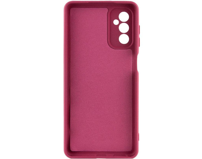 Чехол-силикон Getman Liquid Silk Full Camera Samsung A16 5G (Бордовый / Marsala)