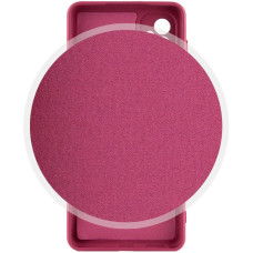 Чехол-силикон Getman Liquid Silk Full Camera Samsung A16 5G (Бордовый / Marsala)
