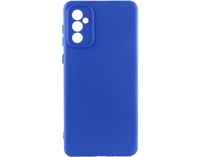 Чехол-силикон Getman Liquid Silk Full Camera Samsung A57 5G (Синий / Deep Navy)