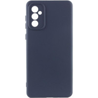 Чехол-силикон Getman Liquid Silk Full Camera Samsung S24 FE (Синий / Midnight Blue)