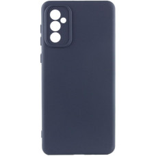 Чехол-силикон Getman Liquid Silk Full Camera Samsung S24 FE (Синий / Midnight Blue)