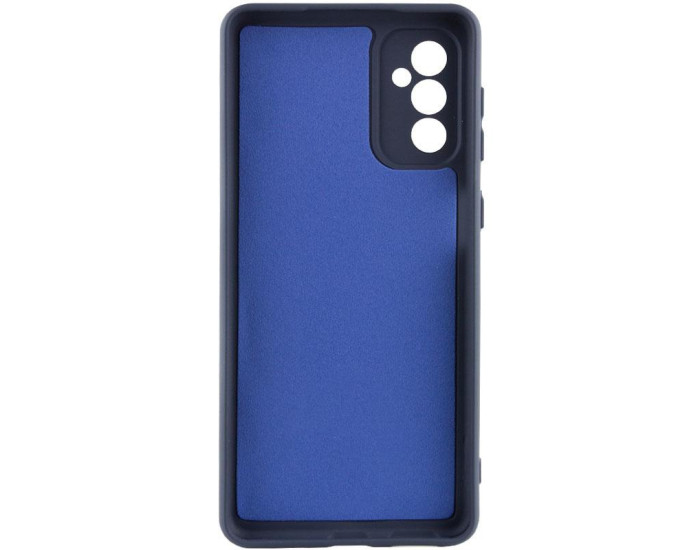 Чехол-силикон Getman Liquid Silk Full Camera Samsung S24 FE (Синий / Midnight Blue)