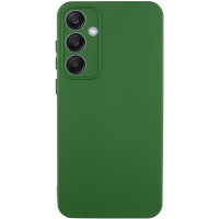 Чехол-силикон Getman Liquid Silk Full Camera Samsung S24 FE (Зеленый / Dark Green)