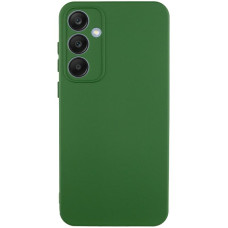 Чехол-силикон Getman Liquid Silk Full Camera Samsung S24 FE (Зеленый / Dark Green)