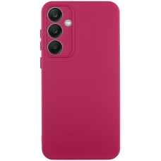 Чехол-силикон Getman Liquid Silk Full Camera Samsung S24 FE (Бордовый / Marsala)