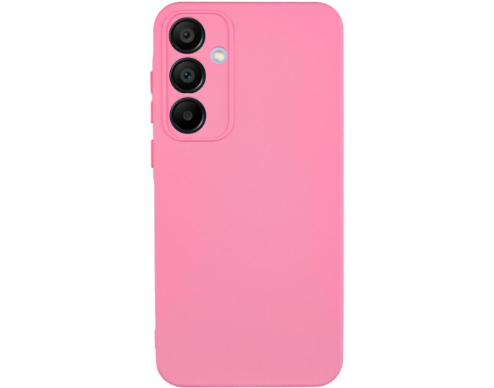 Чехол-силикон Getman Liquid Silk Full Camera Samsung S24 FE, розовый