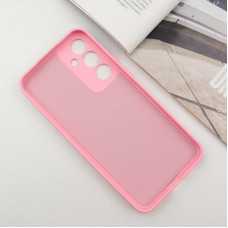 Чехол-силикон Getman Liquid Silk Full Camera Samsung S24 FE, розовый