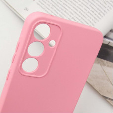Чехол-силикон Getman Liquid Silk Full Camera Samsung S24 FE, розовый