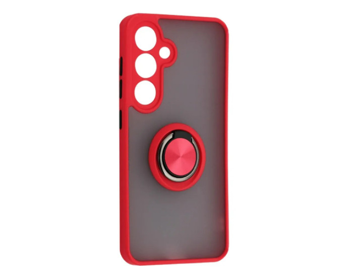 Чехол-силикон Gingle Ring Case Samsung S24, Red