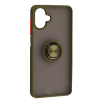 Чехол-силикон Gingle Ring Case Samsung A07, хаки