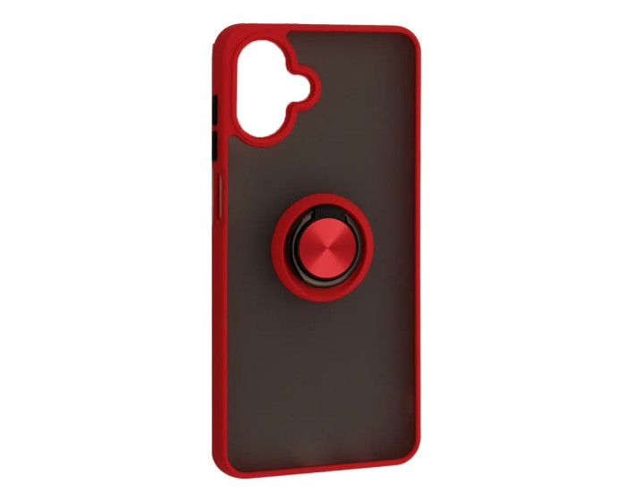 Чехол-силикон Gingle Ring Case Samsung A07, красный