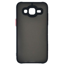 Чехол-силикон Gingle Matte Case Samsung J7 2015 (J700) Black