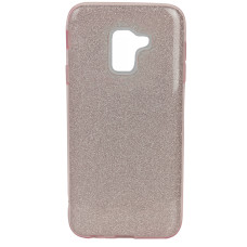 Чехол-силикон Remax Glitter Samsung J610 J6 Plus - 2018, Red