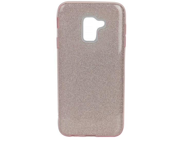 Чехол-силикон Remax Glitter Samsung J610 J6 Plus - 2018, Red