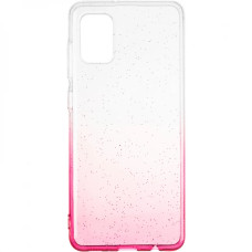 Чехол-силикон Remax Glossy Shine Case Samsung A315 A31, Pink/White
